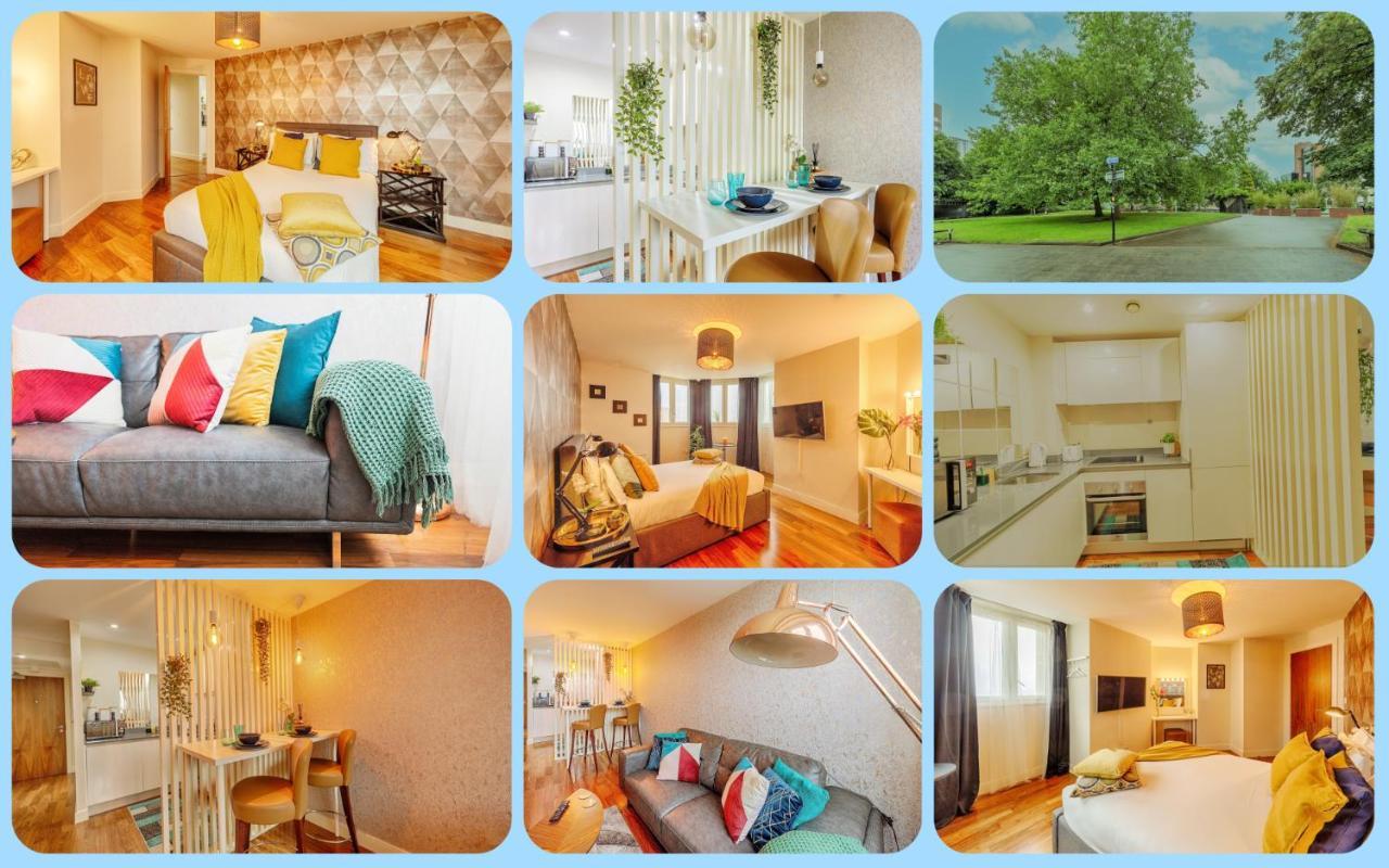 Luxury 9Ine Broad Street Apartments, Beautiful City View, Public Parking, Birmingham Exteriér fotografie